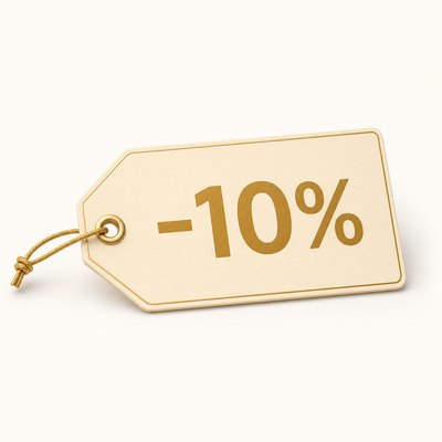 -10 % en plus au paiement